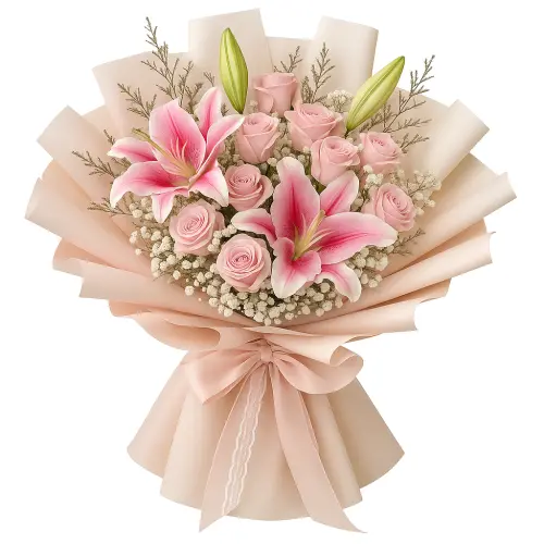 🌸 Buket Lily Elegan – Hadiah Anggun & Bermakna di [lokasi]
